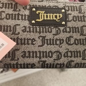 Gothic status black furget me not Juicy couture clutch